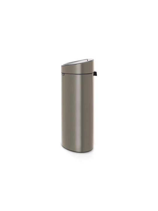 Brabantia NewIcon Waste Bin Waste Metallic with Photocell Platinum 40lt 1pcs