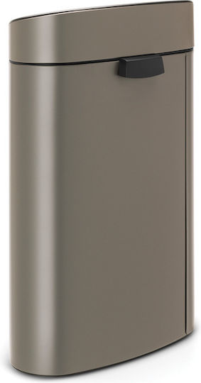 Brabantia Brabantia Touch New Waste Bin Metallic with Sensor Platinum 40L