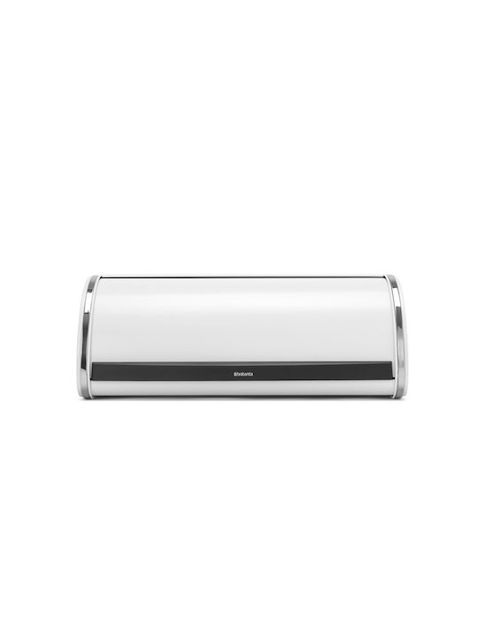 Brabantia Ψωμιέρα με Καπάκι Μεταλλική σε Λευκό Χρώμα