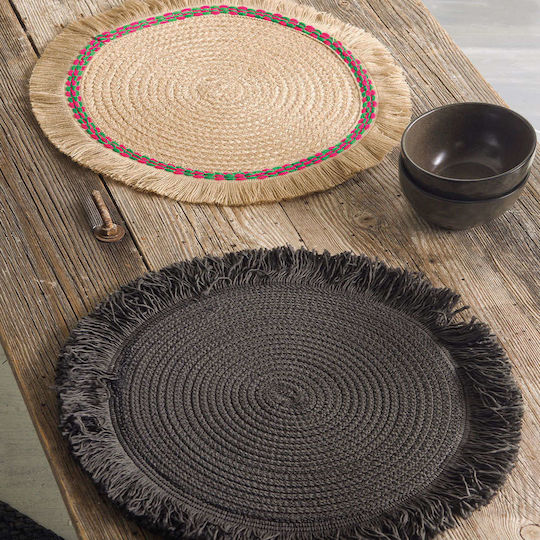 Rythmos Kiana Placemats Din paie Bej 35x35cm 1buc
