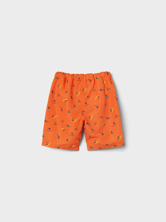 Name It Kids Swimwear Swim Shorts Orange