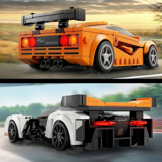 LEGO Speed Champions Mclaren Solus Gt and Mclaren F1 LM for Ages 9+ 581 Pieces