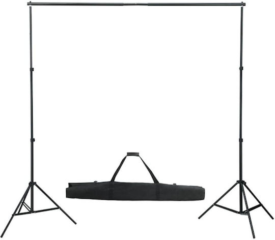 vidaXL Lighting Kit for Studio with Lights, Background, and Reflector Set