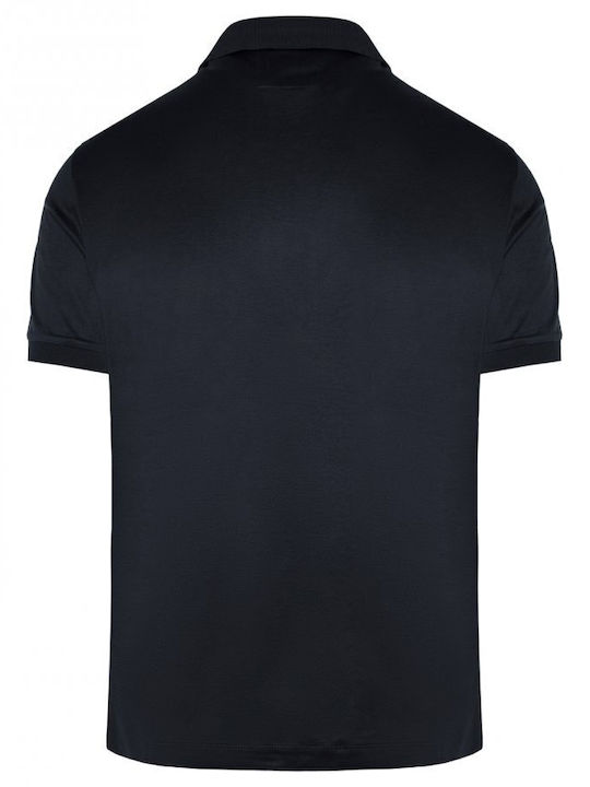 Emporio Armani Ανδρικό T-shirt Polo Μαύρο