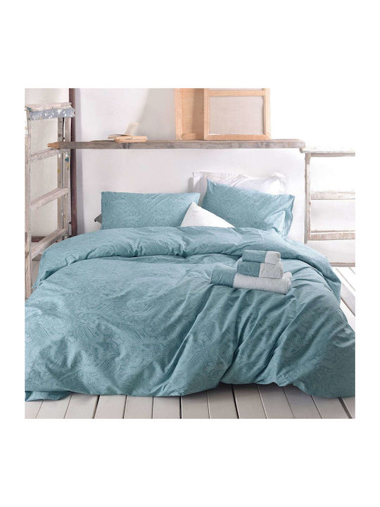 Rythmos Sheet Sets Queen 230x270cm. Charisma Turquoise 4pcs
