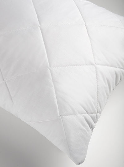 Vesta Home Minerva Сет Протектори за Възглавници Шити Бели 45x65см.