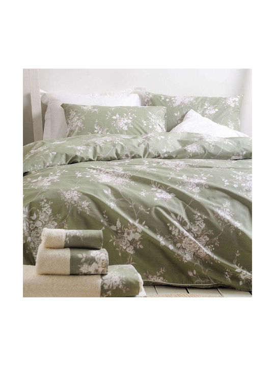 Rythmos Mathilde Pillowcase Set Green 50x70cm.