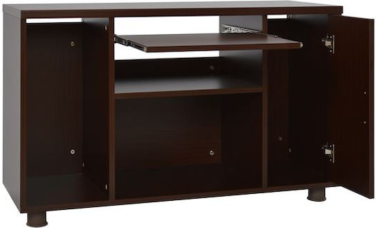 Шкаф За Бюро Vance Дървен С Ключалка Венге 80x40x82см