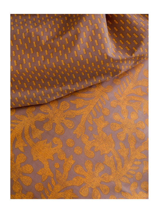 Nima Salma Покривало Единично Памук Deep Orange 160x245см
