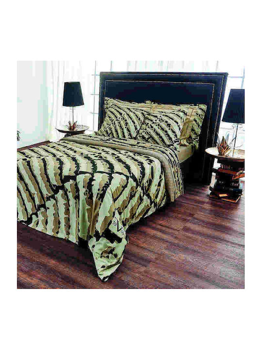 SB Home Teatro Module Cuvertură Extra-dublu Bumbac Bej 240x260cm 3buc