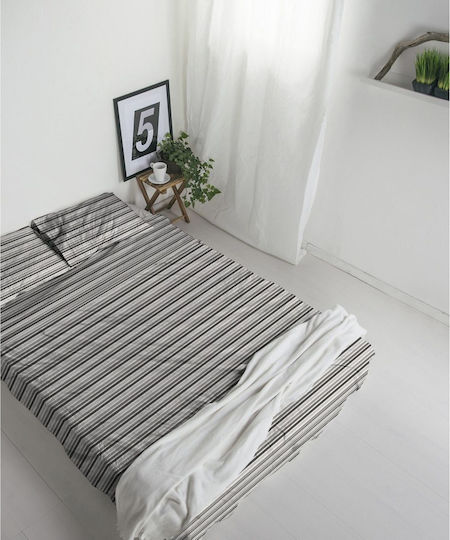 Kentia Milan 228 Подредба Покривало Единично от Полиестер 228 Grey 160x240см 2бр