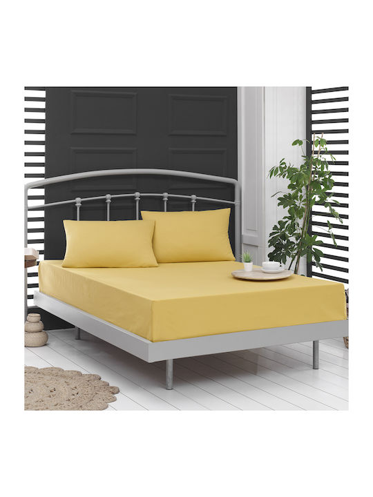 Beauty Home Шалте Едно Памучно Жълто 160x240см 1999КЛМО-ЖЪЛТО