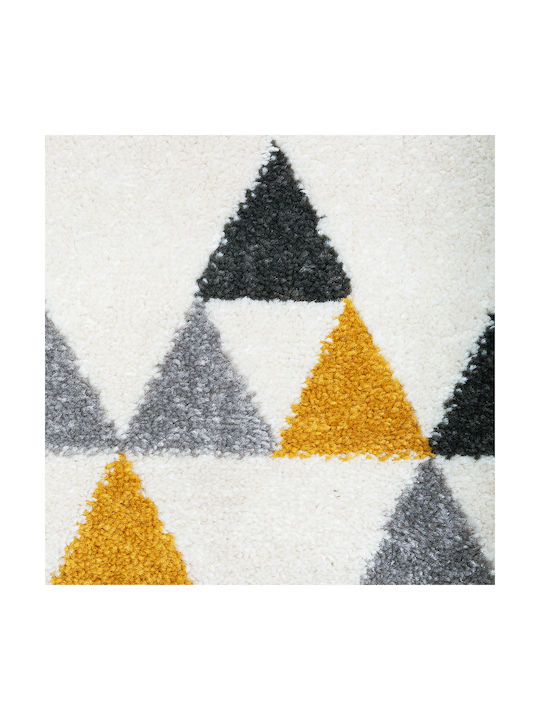 A-S Ilan Teppich Rechteckig Synthetisch,Polyester/Cotton/Leather Weiß