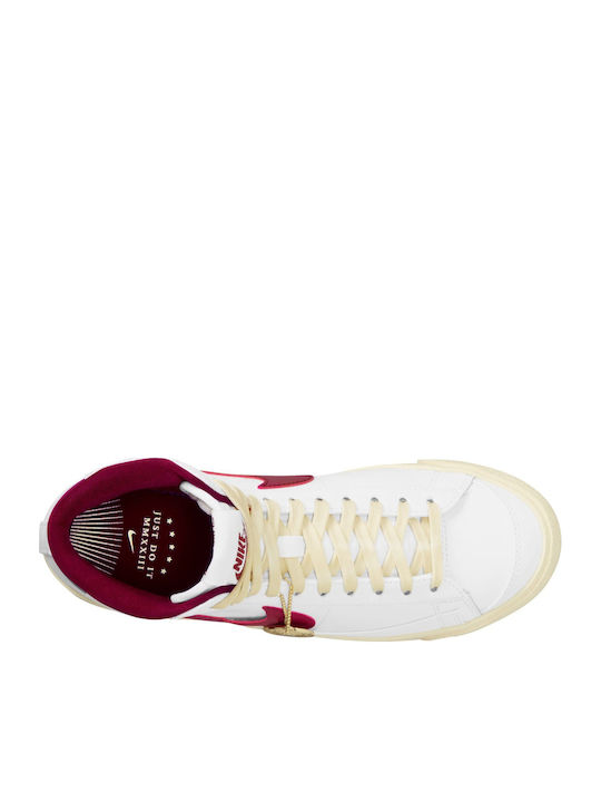Blazer Mid '77 SE Γυναικεία Μποτάκια White / Muslin / Metallic Gold Star / Team Red