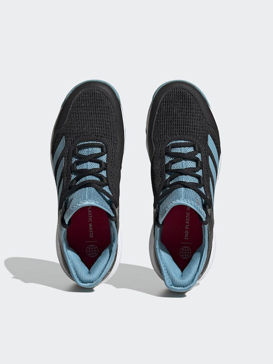 Adidas Αθλητικά Παιδικά Παπούτσια Τέννις Ubersonic 4 K Core Black / Preloved Blue / Better Scarlet