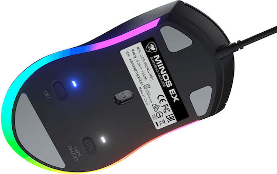 Cougar Minos EX RGB Gaming Mouse 6400 DPI Negru