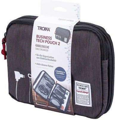 Troika BBG64 Cable Bag Gray