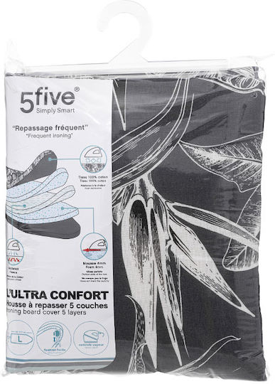 5Five Ultra Thic Bügelbrettbezug Weiß 135x48cm