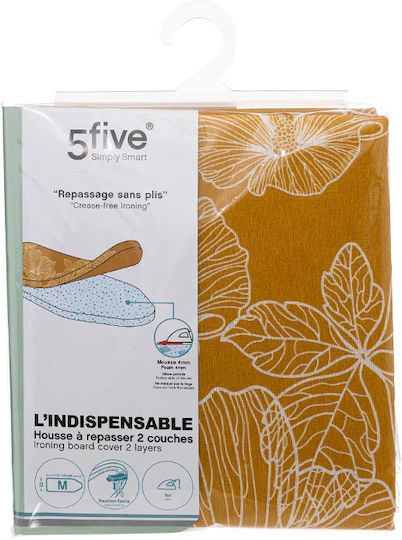 5Five Ironing Board Cover Yellow 125x45cm