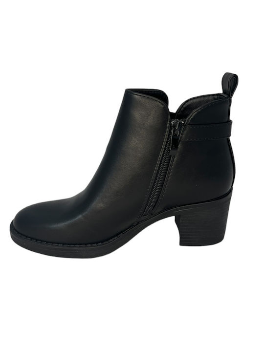 MelShoes Damen Knöchelstiefel Schwarz