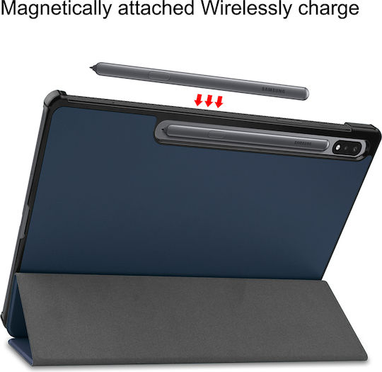 Sonique Flip Cover Δερματίνης Ανθεκτική Samsung Galaxy Tab S7+ 12.4", Galaxy Tab S8+ 12.4"