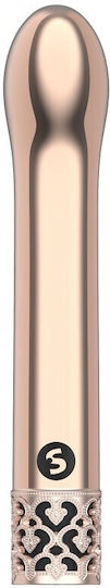 Shots Royal Gems Jewel Vibrator G-Spot 12cm Rose Gold