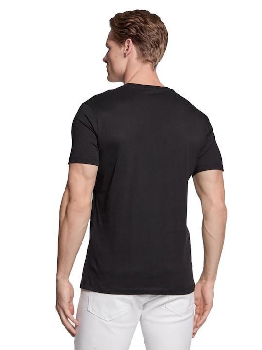 Replay Herren T-Shirt Kurzarm Schwarz