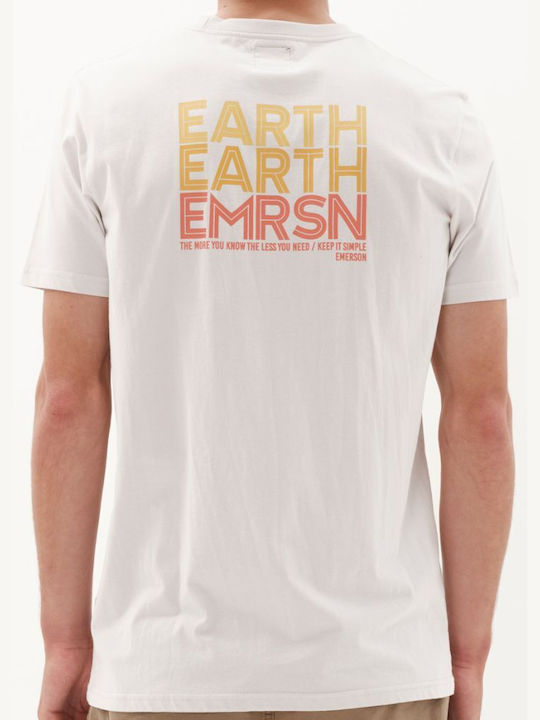 Emerson T-shirt Bărbătesc cu Mânecă Scurtă Bej