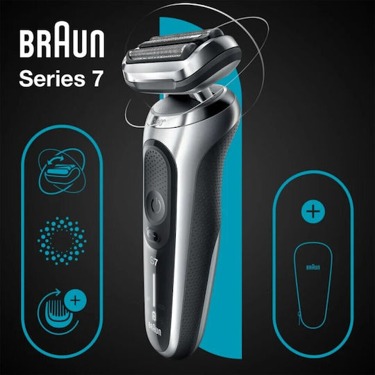 Braun Series 7 71-S1000S Περιστρεφόμενη Ξυριστική Μηχανή Προσώπου Επαναφορτιζόμενη