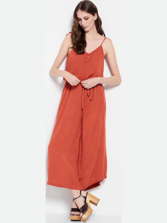 FBL007-12012 Women's One-piece Suit Terracota
