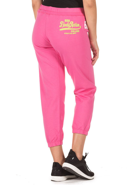 Body Action 031510 Damen-Sweatpants Rosa 031510-02