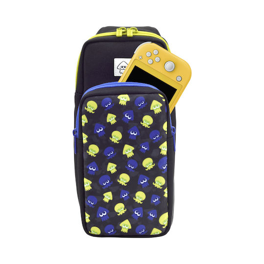 Hori Adventure Pack (Splatoon 3) Текстил Калъф за носене за конзола Превключвател / Превключвател Lite / Превключвател OLED Черен