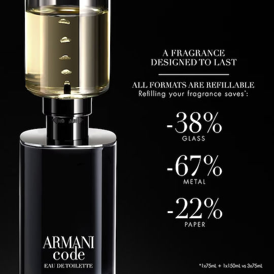 Giorgio Armani Code Eau de Toilette Refillable 50ml