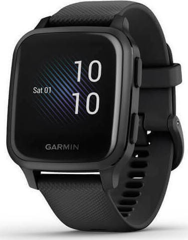 Garmin Venu SQ Music Edition Aluminium 37mm Smartwatch mit Pulsmesser (Black)