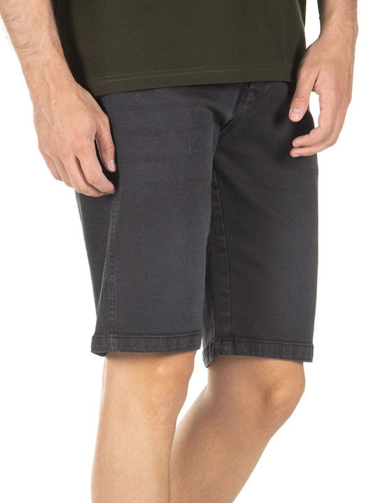 District75 Men's Shorts Jeans Black