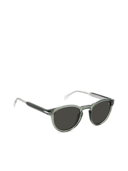 David Beckham Sunglasses with Green Plastic Frame and Gray Lens DB 1111/S 1ED/IR