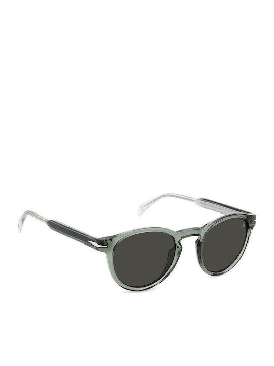David Beckham Unisex Sunglasses with Green Plastic Frame and Gray Lens DB 1111/S 1ED/IR