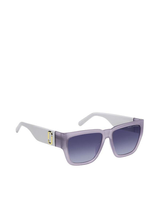 Marc Jacobs Femei Ochelari de soare cu Violet Din plastic Rame și Violet Ochelari de soare Lentilă MARC 646/S B1P/DG