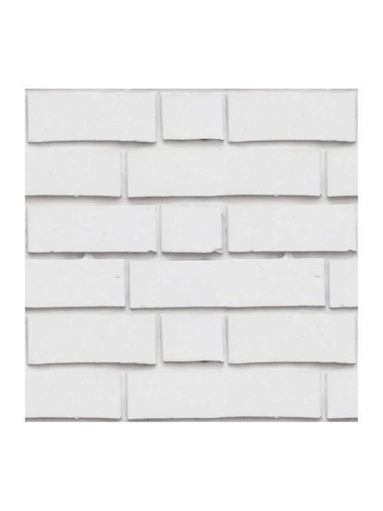 Decorative Sticker Tiles White Bricks 3pcs 30x30cm Ango