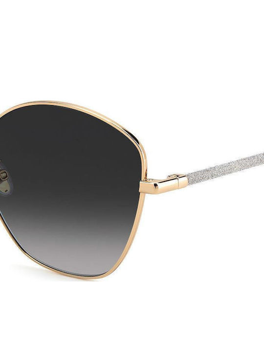 Jimmy Choo Women's Sunglasses with Gold Metal Frame and Gray Gradient Lens MARILIA/G/SK 2M2/9O