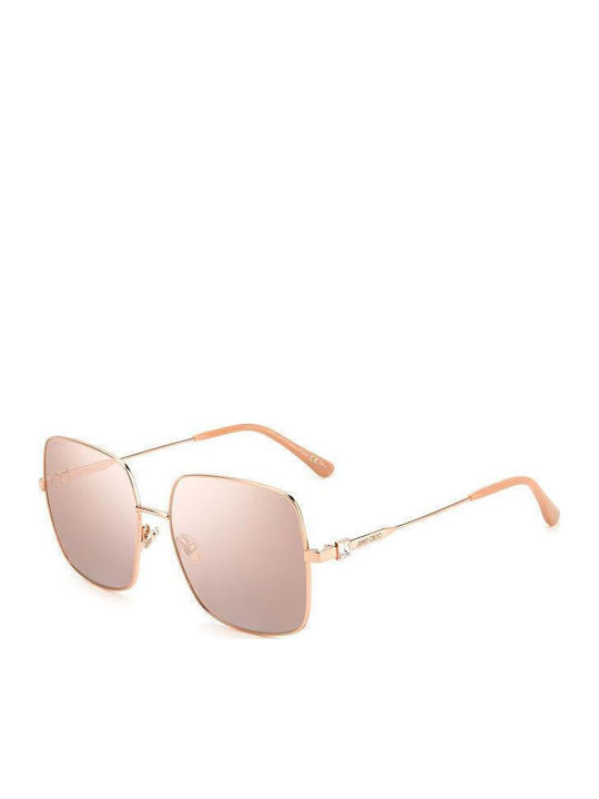 Jimmy Choo Lili Γυαλιά Ηλίου Ροζ Χρυσά με Μεταλλικό Σκελετό Jimmy Choo Lili Γυαλιά Ηλίου Ροζ Χρυσά με Μεταλλικό Σκελετό