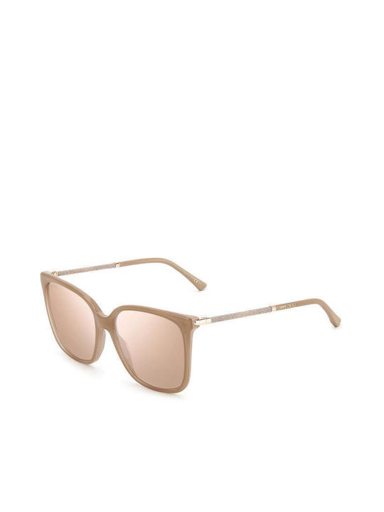 Jimmy Choo Sonnenbrillen mit Rosa Rahmen und Rosa Linse Scilla/S FWM/2S