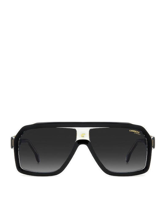 Carrera Men's Sunglasses with Black Plastic Frame and Gray Gradient Lens 1053/S 08Α/9O