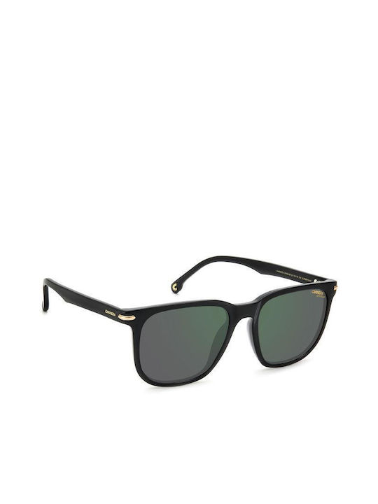 Carrera Ochelari de soare cu Negru Din plastic Rame și Verde Polarizate Lentilă 300/S 807/Q3