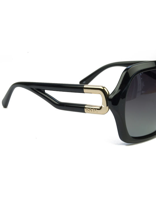 Invu Damen Sonnenbrille mit Schwarz Kunststoff Gestell und Gray Linse B2305A