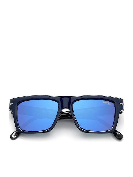 Carrera Unisex Sunglasses With Navy Blue Horn-Rimmed Frame And Grey Lens 305/S Y00/XT