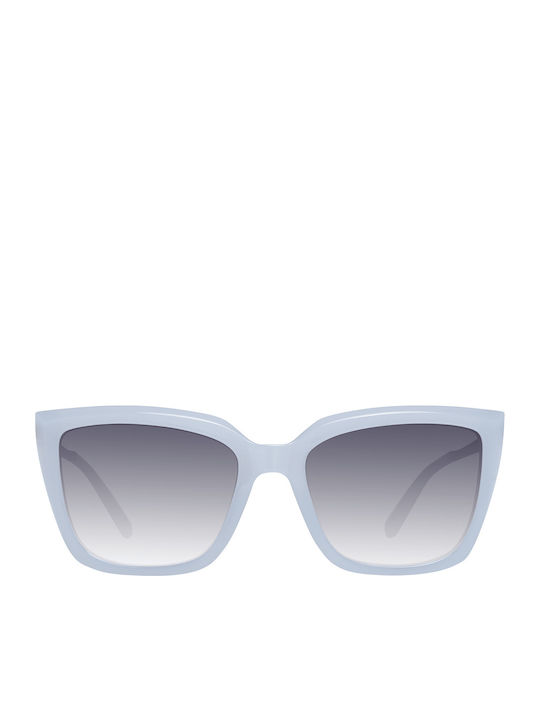 Ted Baker Women's Sunglasses with White Frame and Gray Gradient Lens TB1641 874
