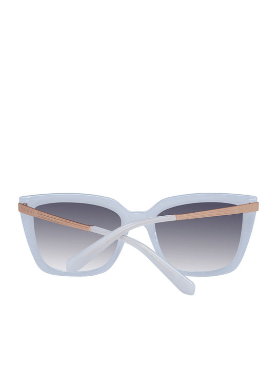 Ted Baker Women's Sunglasses with White Frame and Gray Gradient Lens TB1641 874
