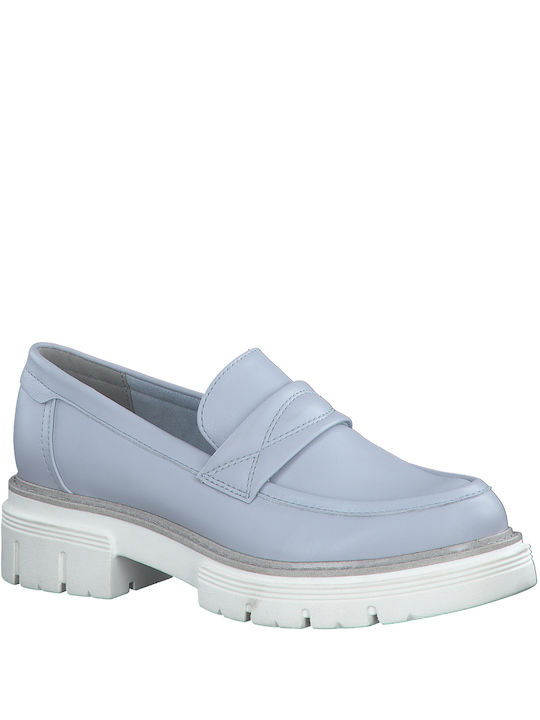 Marco Tozzi Women's Loafers in Light Blue Color