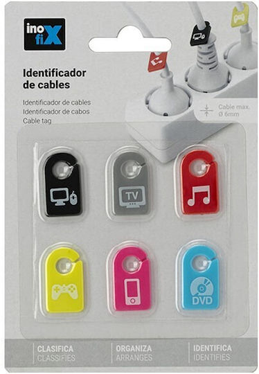 Inofix 7000-0 (6 τμχ) Σήμανση Καλωδίων 7000-0 6τμχ